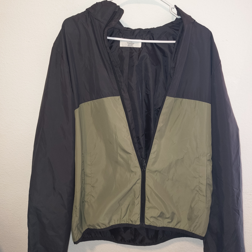 H&M Black and Olive Utility Jacket